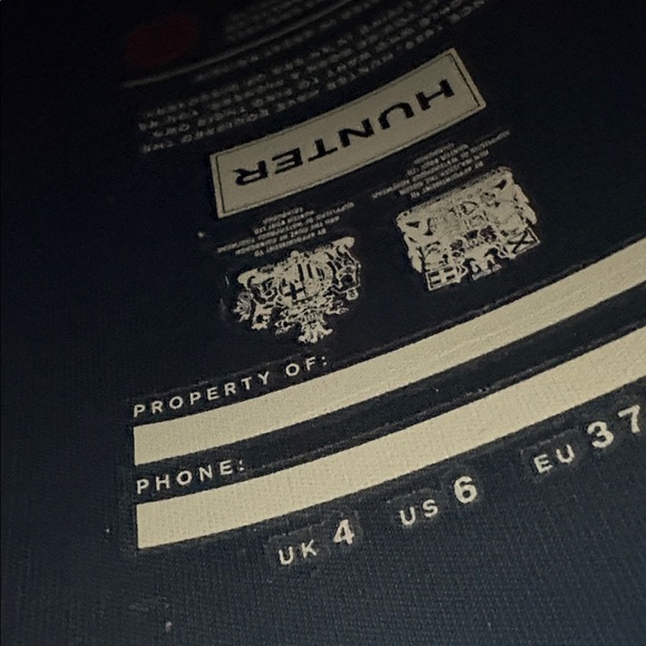 Hunter Classic blue Waterproof Boots - Picture 3 of 5